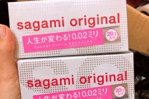 Bao cao su Sagami Original 0.02, hộp 20 cái hàng chính hãng
