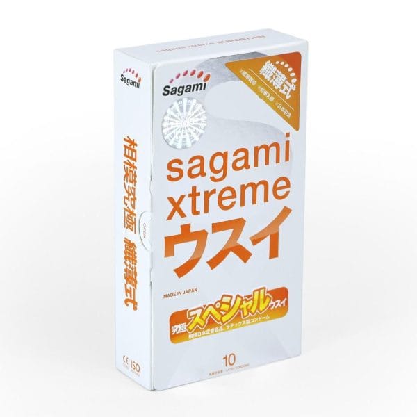 Bao Cao Su Sagami Xtreme Super Thin Siêu Mỏng Cao Cấp Hôp 10-1