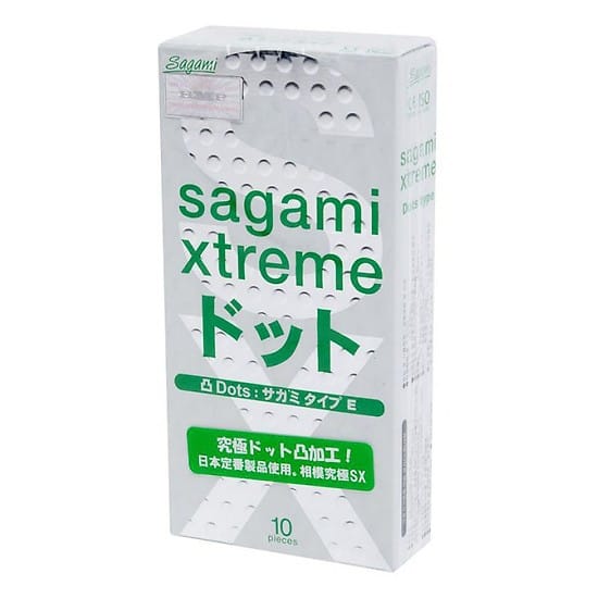 Bao Cao Su Siêu Mỏng Có Gai Nổi Sagami Xtreme White Hộp 10 cái-1
