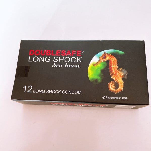 Bao cao su Doublesafe Long Shock Chống xuất tinh sớm-Hộp 12c-4