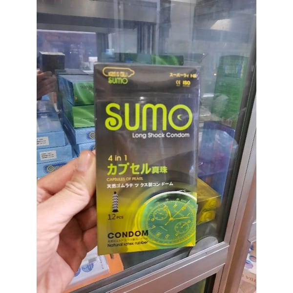 Bao cao su Sumo hộp 12 cái-Long shock condom-1