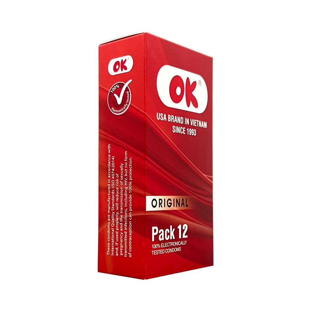 Bao cao su gia đình OK Original hộp 12 chiếc chính hãng giá siêu rẻ-3