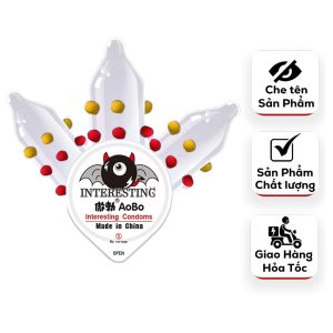 Bao Cao Su Bi Aobo, Nhiều Gel Bôi Trơn, Size 52mm Ôm Vừa Vặn-1 cái
