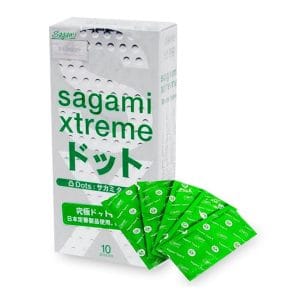 Bao Cao Su Gân gai 10 chiếc Sagami Extreme White - Nhật Bản