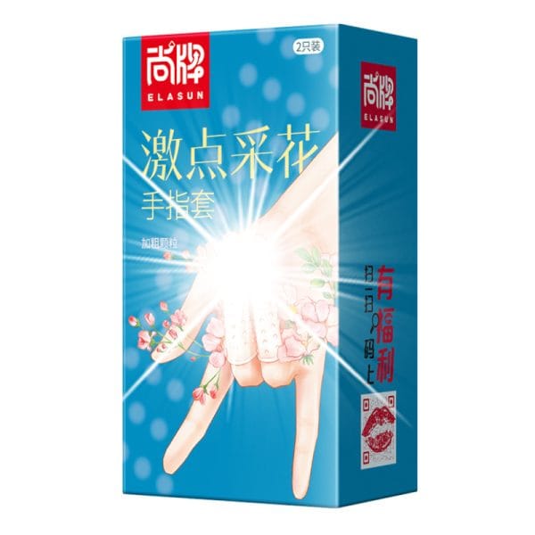 Bao Cao Su Ngón Tay ELASUN, Bcs Đeo Ngón Vừa Vặn, Nhiều Gel Bôi Trơn Hộp 2c-5