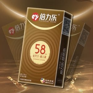 Bao cao su Size lớn HBM 58mm Superman Siêu mỏng, Nhiều gel - Hộp 10 cái