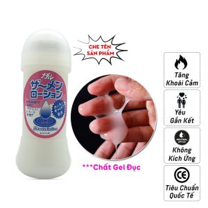 Gel tinh trùng–Gel bôi trơn QH, gốc nước, an toàn, tăng khoái cảm-Chai 200ml