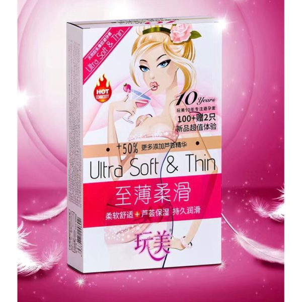 Bao cao su cô gái màu hồng-Size 52mm-Hộp 102 chiếc-3