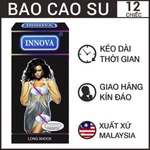 Bao Cao Su Innova Gân Gai Kéo Dài Nhiều Gel Hộp 12 Bao