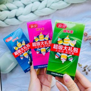 Bao cao su Extra Sensltive, Bao Đôn, Gân gai, có vòng bi lớn, kéo dài thời gian quan hệ, Hộp 6 cái 6 kiểu