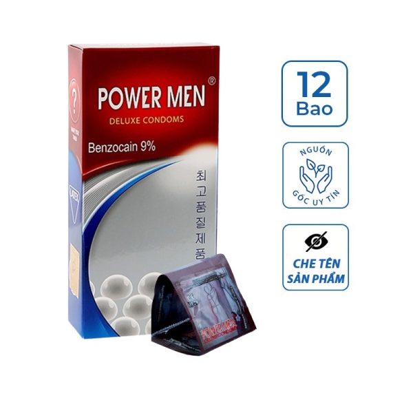 Bao cao su Power Men Ngọc Trai Cao Cấp, bao cao su bi gân gai kéo dài thời gian quan hệ-2