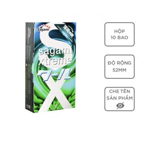 Bao cao su Sagami Bạc Hà Nhật Bản Spearmint - Hương bạc hà - Hộp 10 chiếc