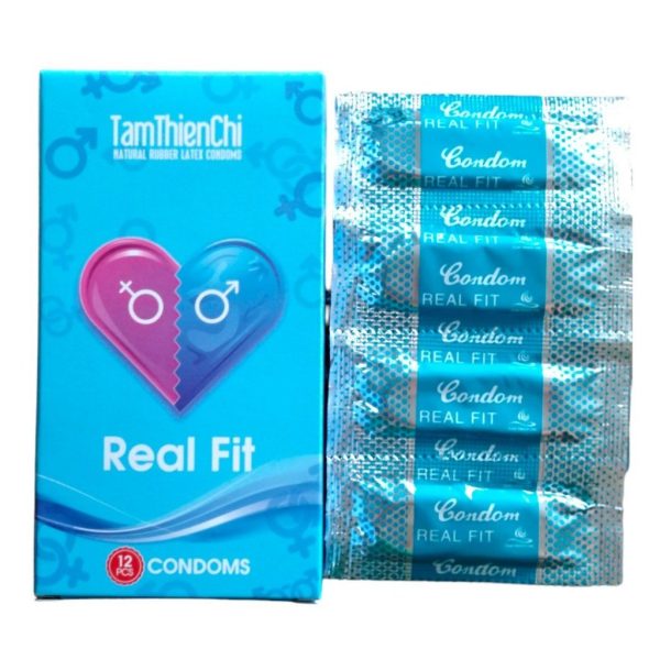 Bao cao su Tâm Thiện Chí Real FIt, Bao Siêu mỏng, size kích thước nhỏ, truyền nhiệt-1