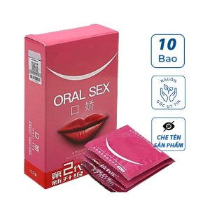 Bao cao su quan hệ bằng miệng Ora sex, bao cao su quan hệ bằng miệng an toàn hương dâu