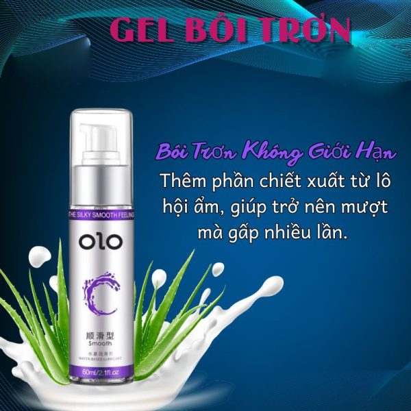Gel bôi trơn Smooth 60ml, gen bôi trơn gốc nước giúp bôi trơn quan hệ