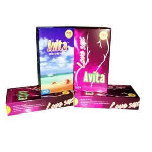 Bao cao su Gia đình AVITA trơn mỏng không hôi cao su-Hộp 10c