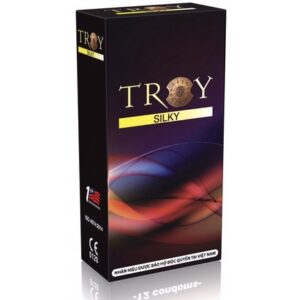 Bao cao su TROY SILKY Mỏng-Hộp 12c