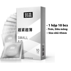 Bao cao su size nhỏ 45mm SMALL XS, bcs size nhỏ siêu mỏng chống xuất tinh sớm