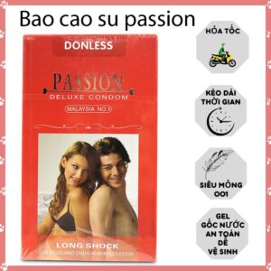 Bao Cao Su Passion Deluxe Comdom bcs chống xuất tinh sớm