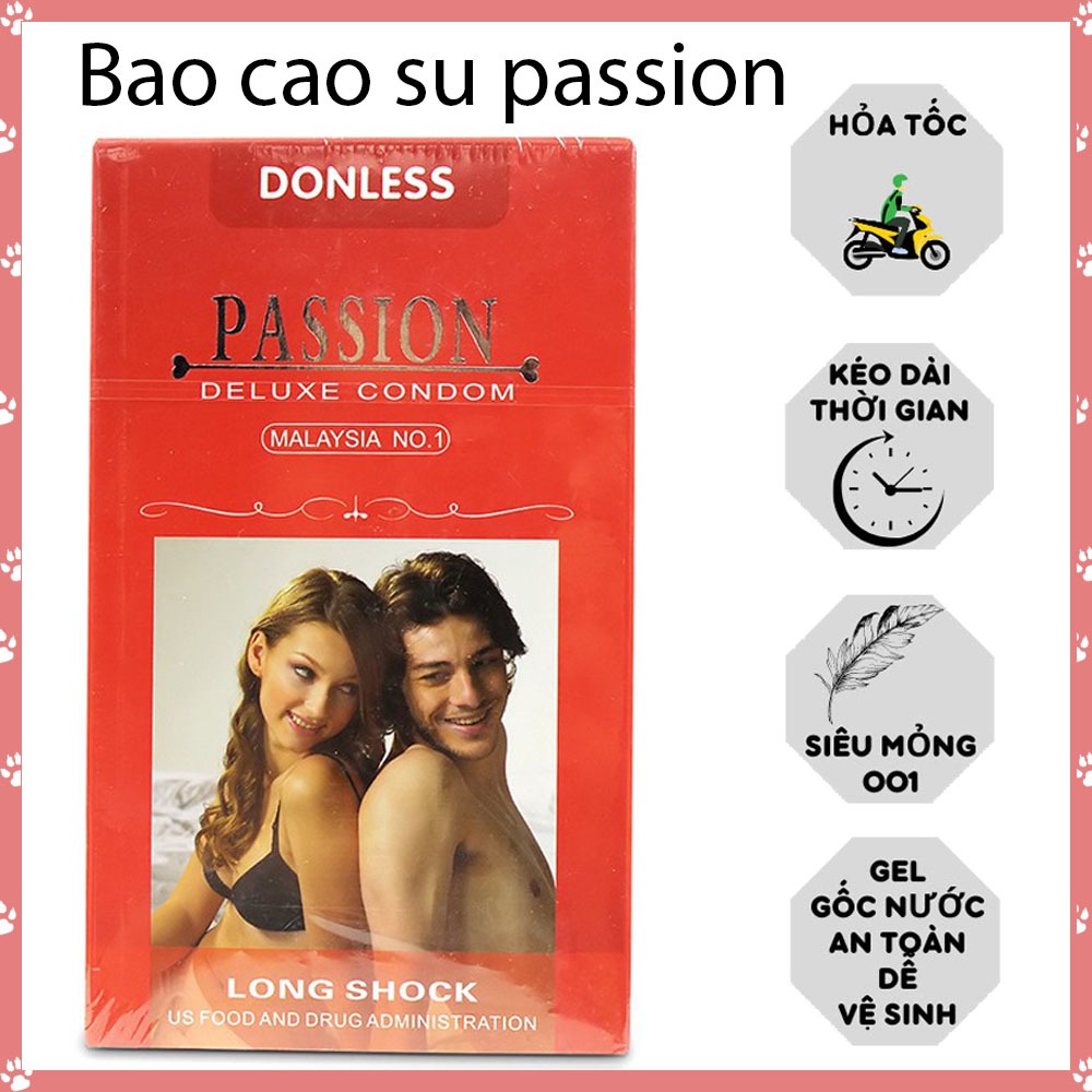 Bao Cao Su Passion Deluxe Comdom bcs chống xuất tinh sớm (2)