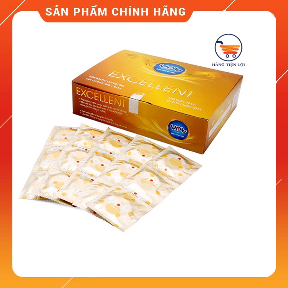 Bao cao su gia đình cao cấp VRT Excellent - Hộp 144c Hàng Chuẩn-BCS Khách Sạn (4)