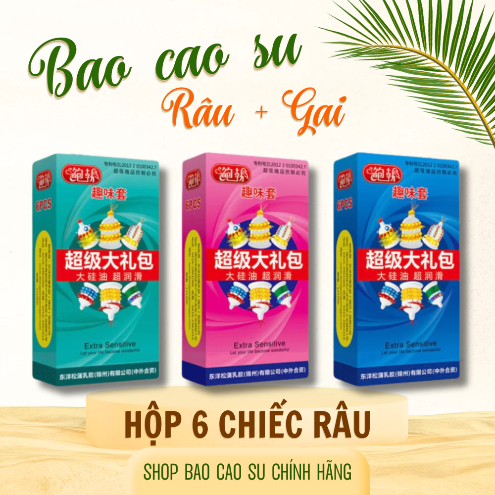 Bao cao su gai bi lớn RunBo chống xuất tinh sớm, Bcs gân gai bi kéo dài thời gian quan hệ-1