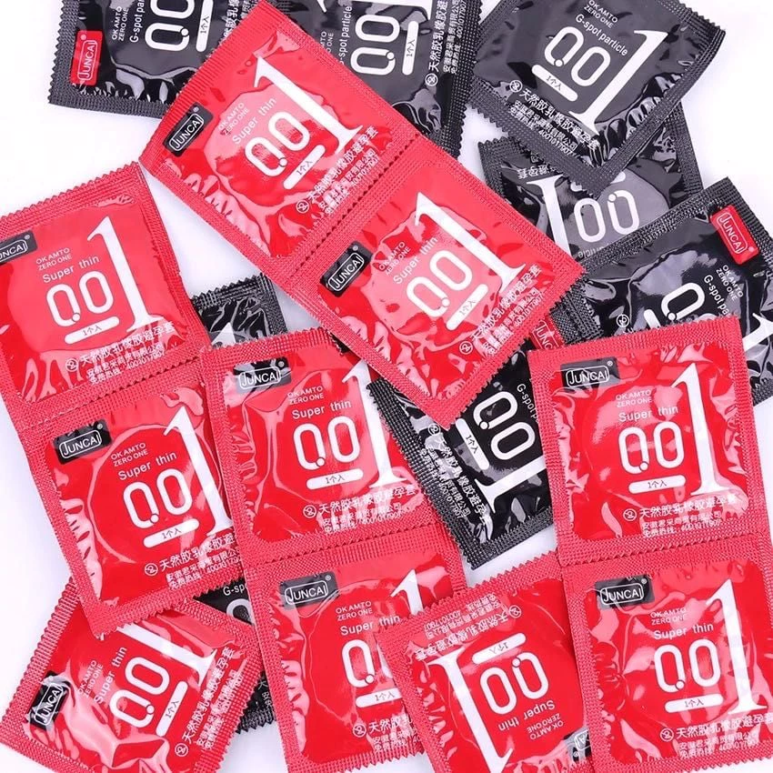BAO CAO SU JUNCAI 001 Siêu Mỏng Hộp 10 Chiếc – Hương Vani Dịu Nhẹ, Cực Mỏng, Cực Nhạy Và Đầy Thăng Hoa-2