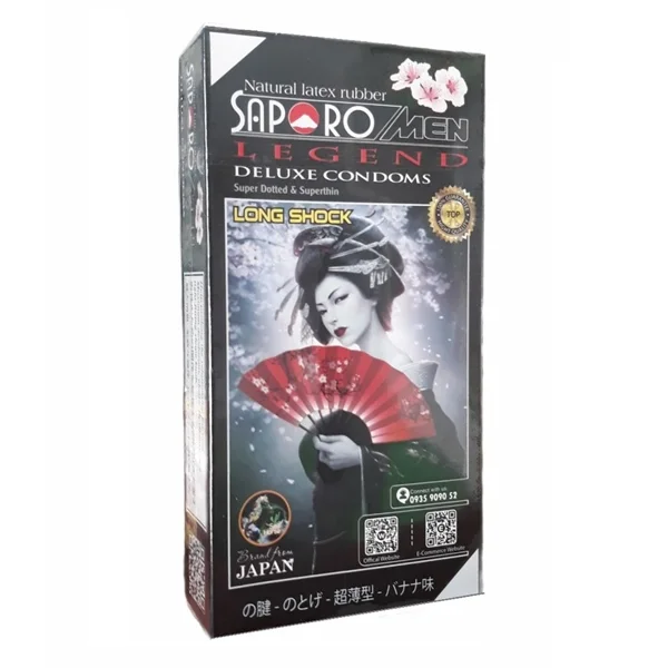 Bao Cao Su SaPoRoMen Trơn Siêu Mỏng-2