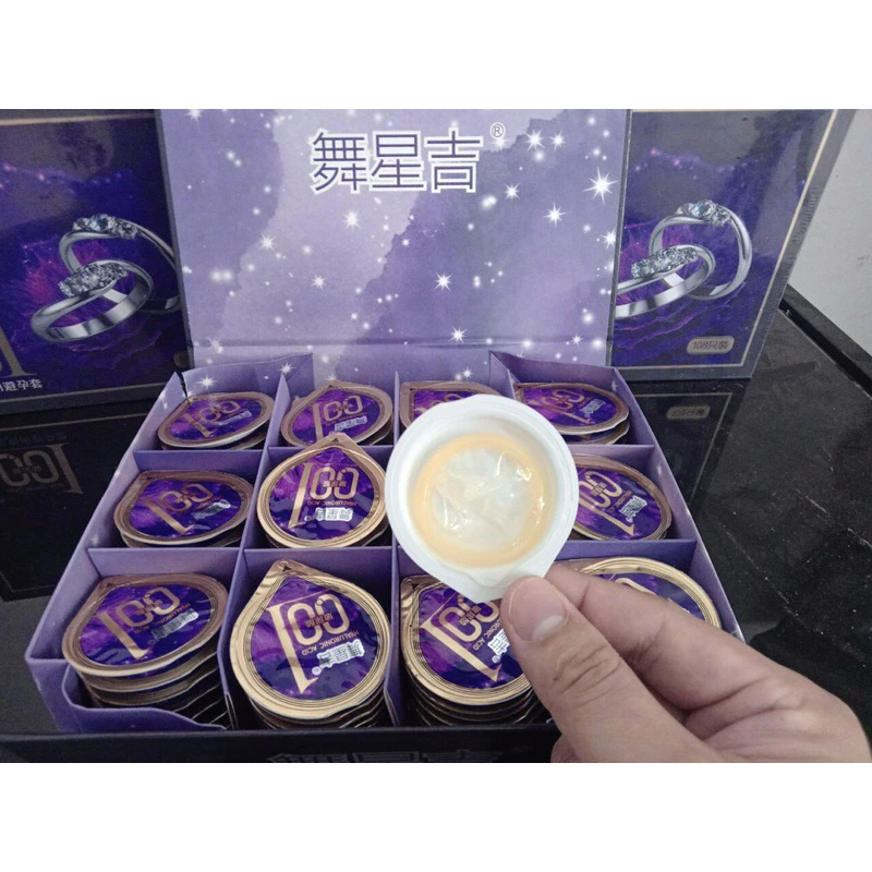 Bao cao su siêu mỏng 001 Dancer Blue nhiều gel hộp 108 bao cao cấp-2