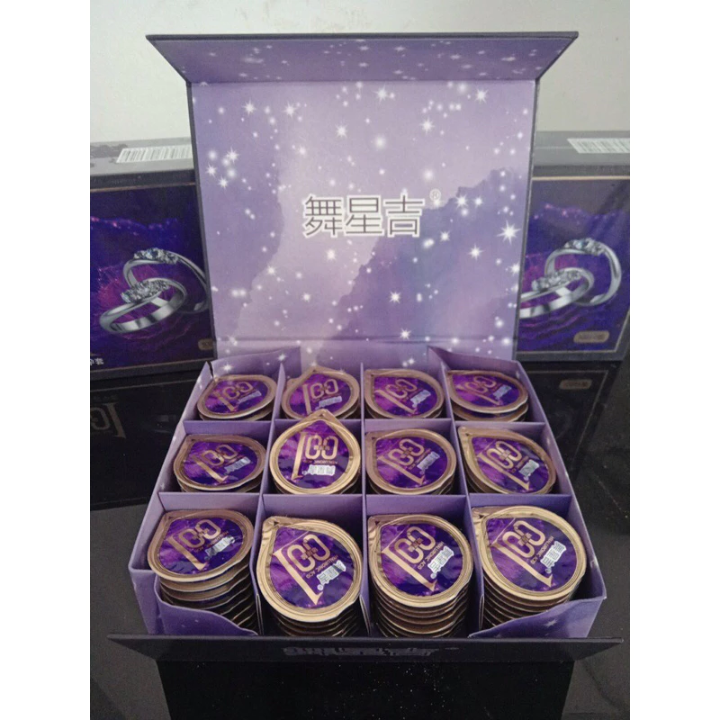 Bao cao su siêu mỏng 001 Dancer Blue nhiều gel hộp 108 bao cao cấp-3