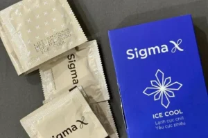 Bao Cao Su Sigma X Ice Cool – Siêu Mỏng 003, Gel Lạnh Cực Mê – Hộp 10 Cái