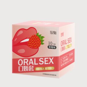 Bao Cao Su QH Miệng Yommee Hương Dâu – Cao Cấp, Hộp 10 Chiếc