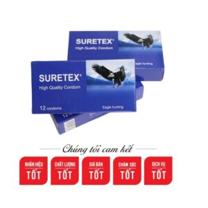Bao cao su cao cấp Suretex đại bàng có gai-hộp 12 cái