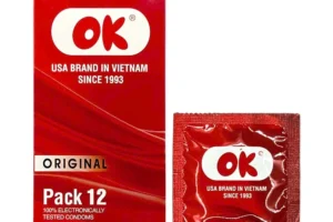 Bao cao su OK trơn mỏng 49mm – Có gel bôi trơn tự nhiên, dễ chịu