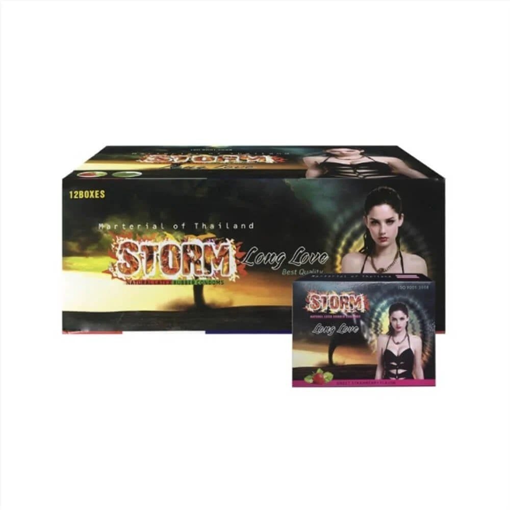 Bao Cao Su Storm Gân Gai – Kéo Dài, Mùi Bạc Hà, Hộp 120 Chiếc-3