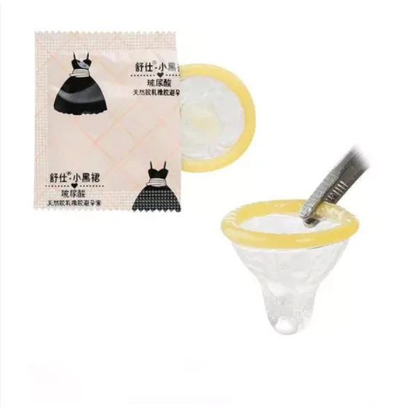 Bao cao su váy đen New Susee nhiều gel bôi trơn gốc nước, nội địa Trung - 100 bao-3