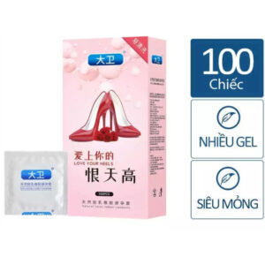 Bao Cao Su Đôi Guốc Size Nhỏ 49mm Hộp 100 – Siêu Mỏng, Nhiều Gel, An Toàn