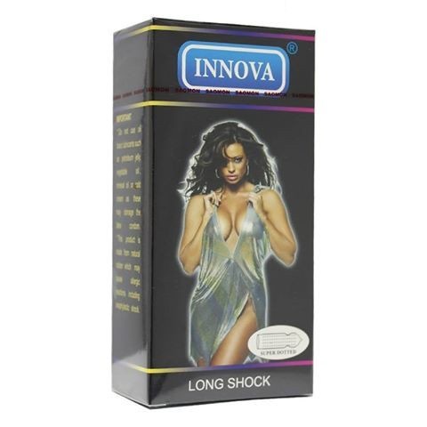 Bao cao su Innova Đen Black hộp 12 cái – Gai lớn, kéo dài thời gian, chống xuất tinh sớm (2)