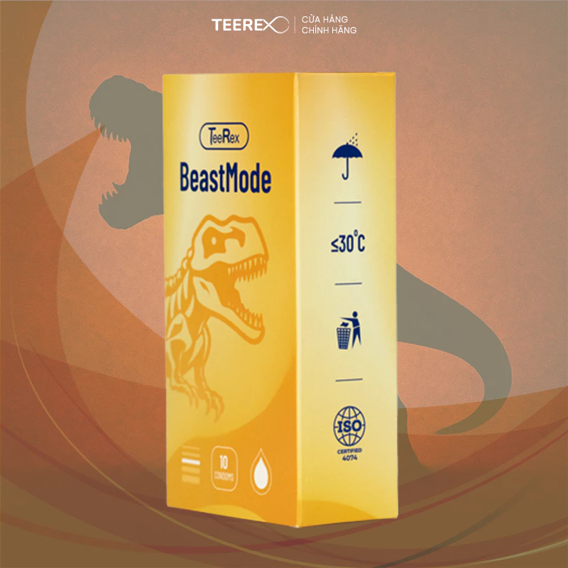 Bao Cao Su BeastMode Teerex – Gân Gai, Siêu Mỏng 0.06mm, Kéo Dài, Hương Vani-1