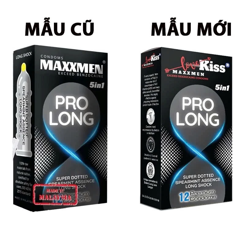 Bao cao su gân gai MAXXMEN PROLONG siêu mỏng, chống xuất tinh sớm kéo dài thời gian quan hệ-1