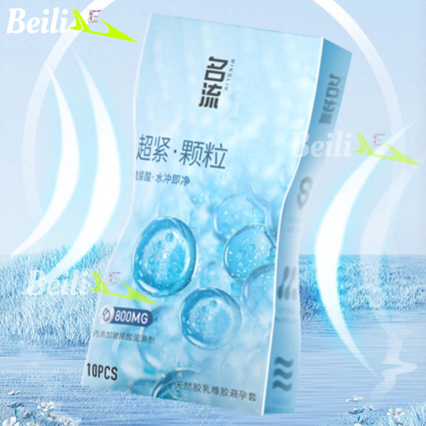 Bao cao su gai size nhỏ 45mm SMALL nhiều gel bôi trơn cao cấp không mùi cao su hộp 10 cái-2