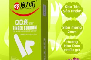 Bao Cao Su Ngón Tay Hương Nha Đam – Siêu Mỏng 0.02mm – Gel Nhiều – Hộp 10 Chiếc