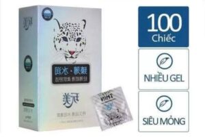 Bao Cao Su Báo Trắng Hộp 100 Chiếc – Siêu Mỏng, Nhiều Gel, Thơm Nhẹ – Giá Tốt
