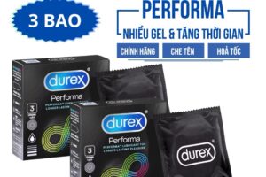 Bao Cao Su Durex Performa Chính Hãng – Kéo Dài Thời Gian, Nhiều Gel, Giảm Nhạy Cảm