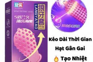 Bao Cao Su Gai Juncai Langyatao Nhiều Gân Gai-Hộp 10 BCS