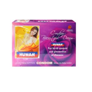 Bao Cao Su Human Siêu Mỏng Hương Dâu-Gai Nhẹ-Hộp 120 Chiếc