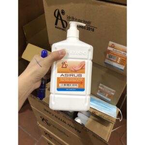 Nước Rửa Tay Khô ASIRUB 1000ml Sát Khuẩn Nhanh Dùng Trong Y Tế (2)