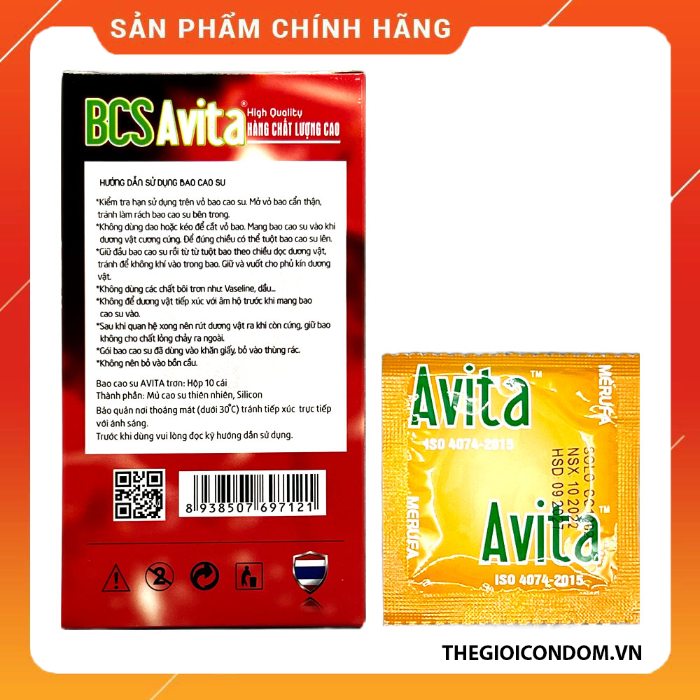Bao Cao Su Avita Hộp 10 Chiếc Chính Hãng Giá Rẻ, Chất Lượng Tốt (5)