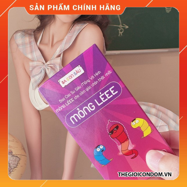 Bao Cao Su Ba Con Sâu 0.03mm Siêu Mỏng Nhiều Gai Kéo Dài Thời Gian (5)
