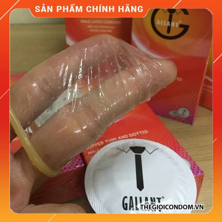 Bao Cao Su Gallant Siêu Mỏng 0.01mm, Truyền Nhiệt Tốt Hộp 12 Cái (6)
